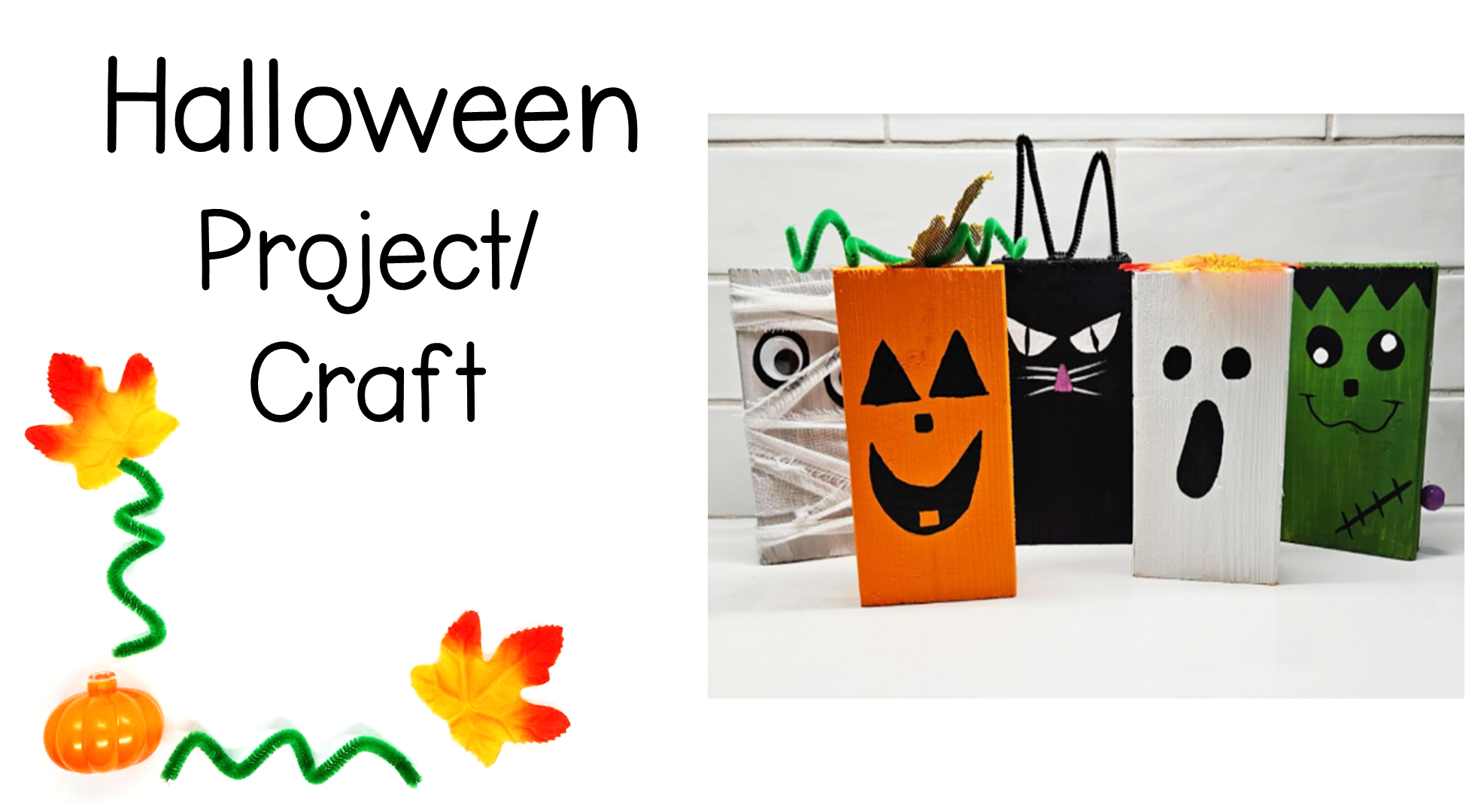 Easy Halloween Craft for Kindergarten