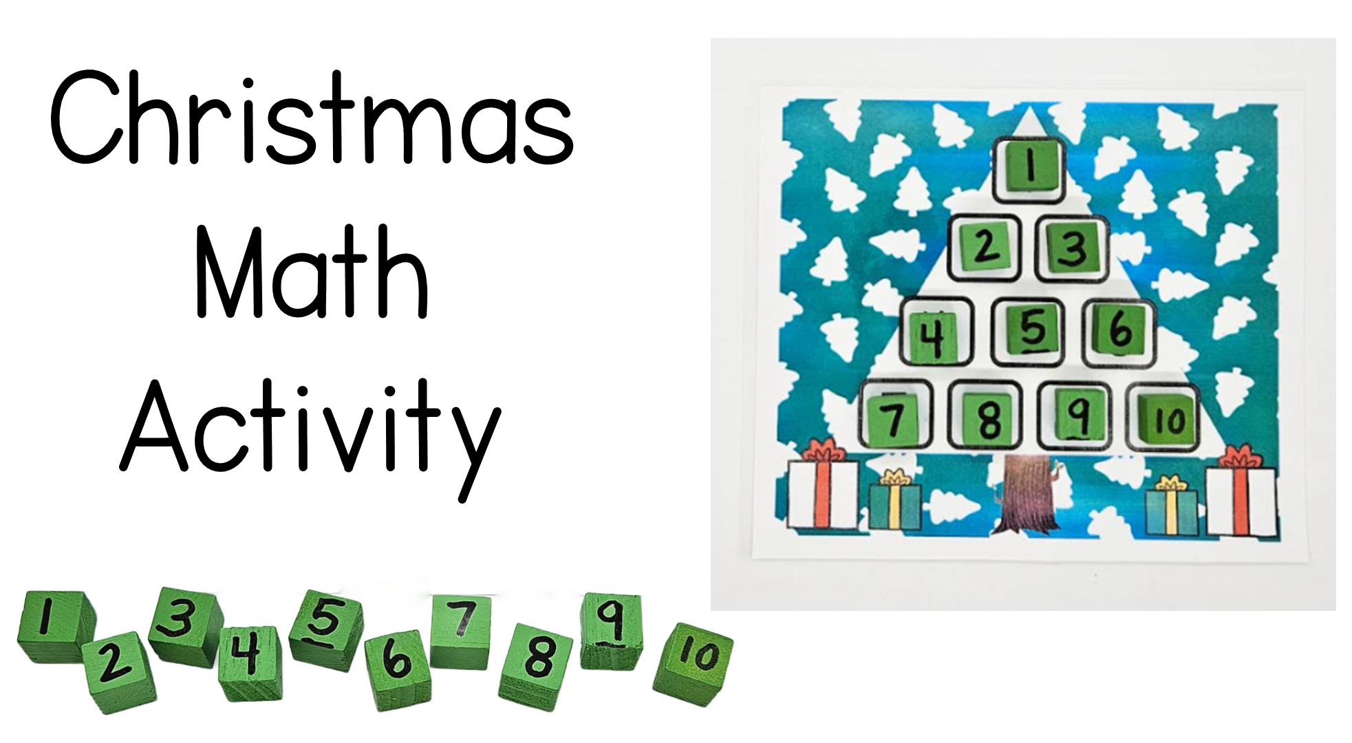 Free Printable Christmas Math Activity Set