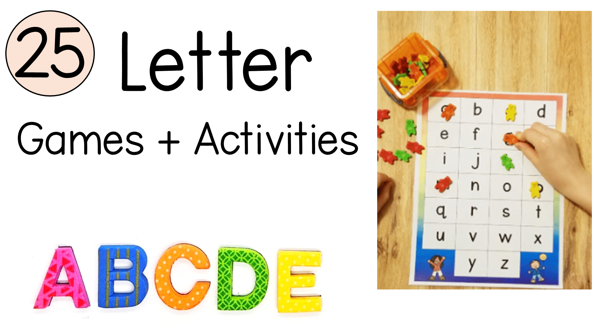 25 Best Letter Activities for Kindergarten