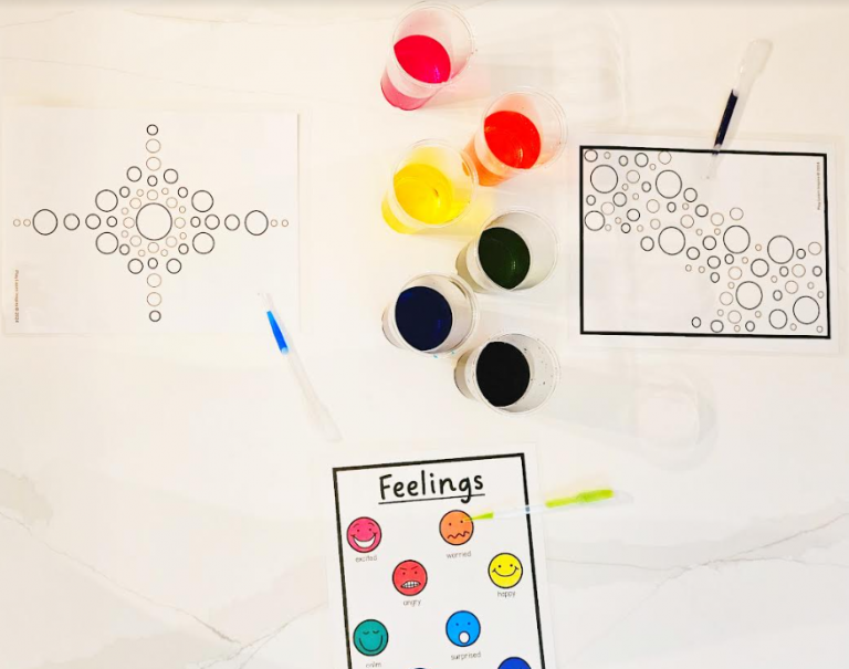 Calming Activity for Kids + Free Printables - Play Learn Inspire