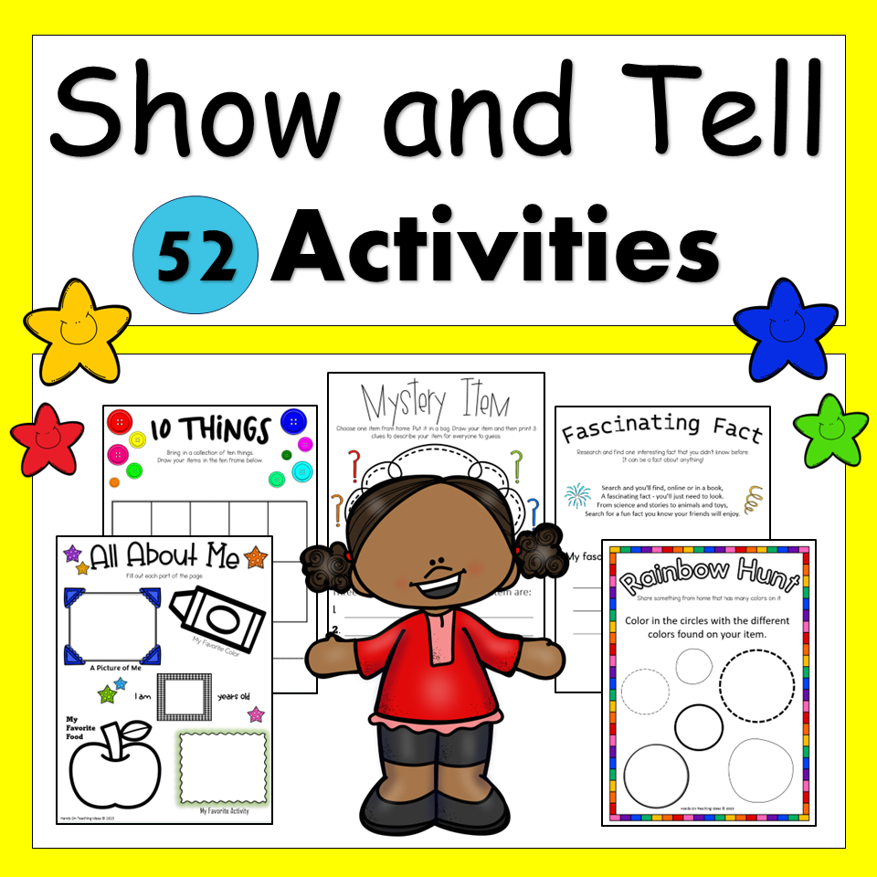show and tell ideas shows the button to click to view the full resource.