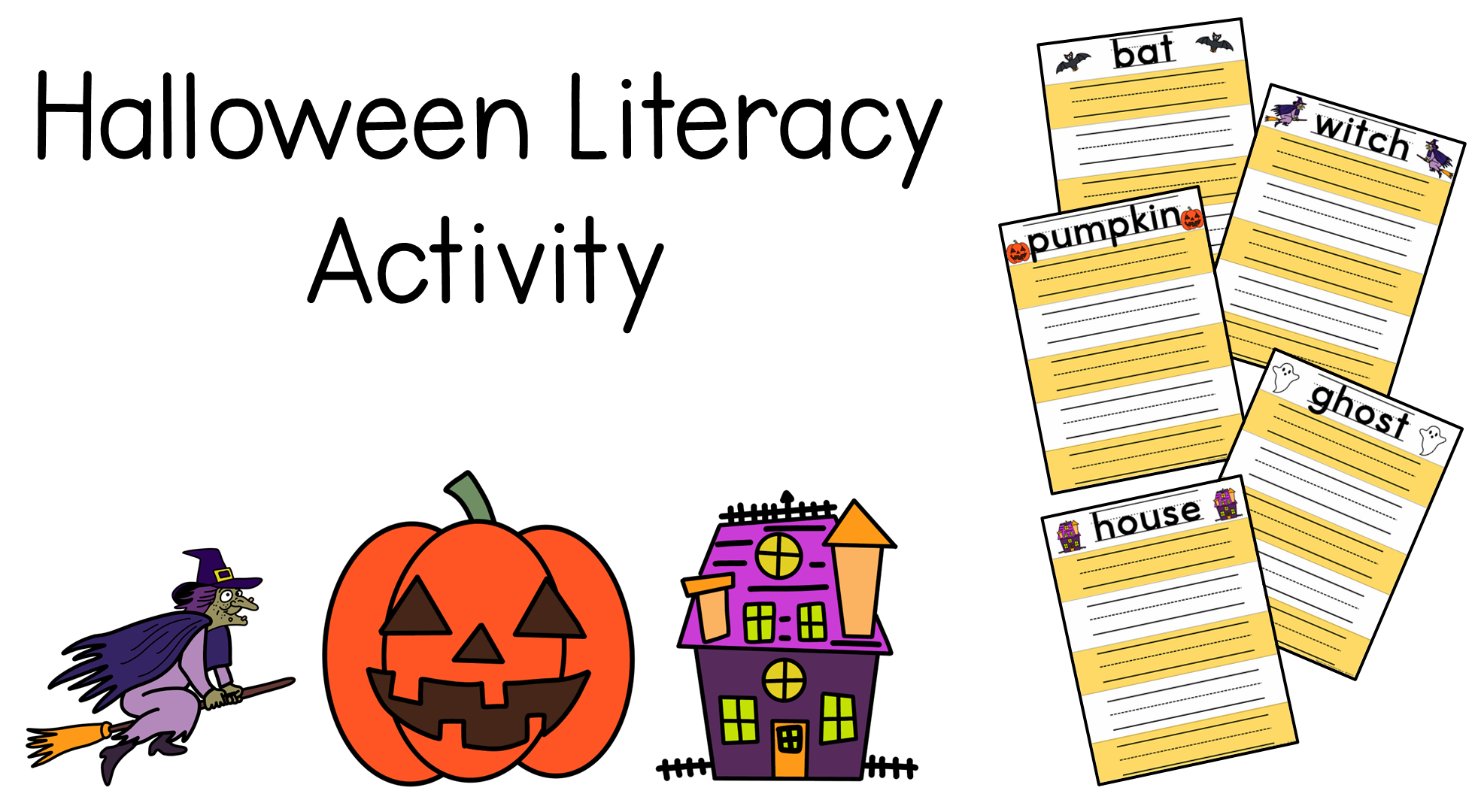 Free Halloween Literacy Activity for Kids